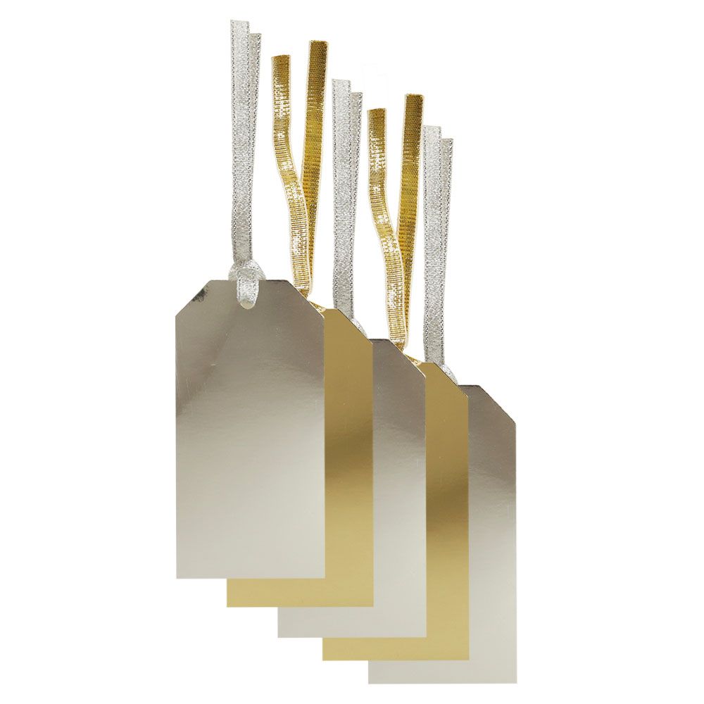 Gavemerkelapper Gold Silver 10pk