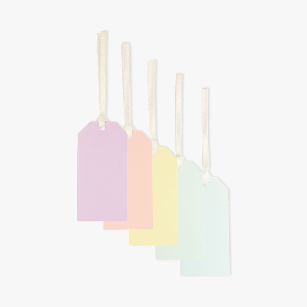 Gavemerkelapper Pastel 10pk