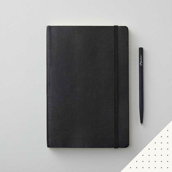 Notatbok Agenzio M Soft Blk Dot