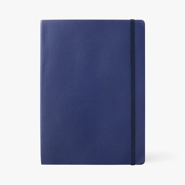 Notatbok Agenzio L Soft Midnight Ruled