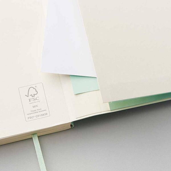 Notatbok Agenzio M Sft Seafoam Plain