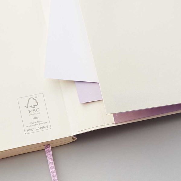 Notatbok Agenzio M Sft Lavender Dot