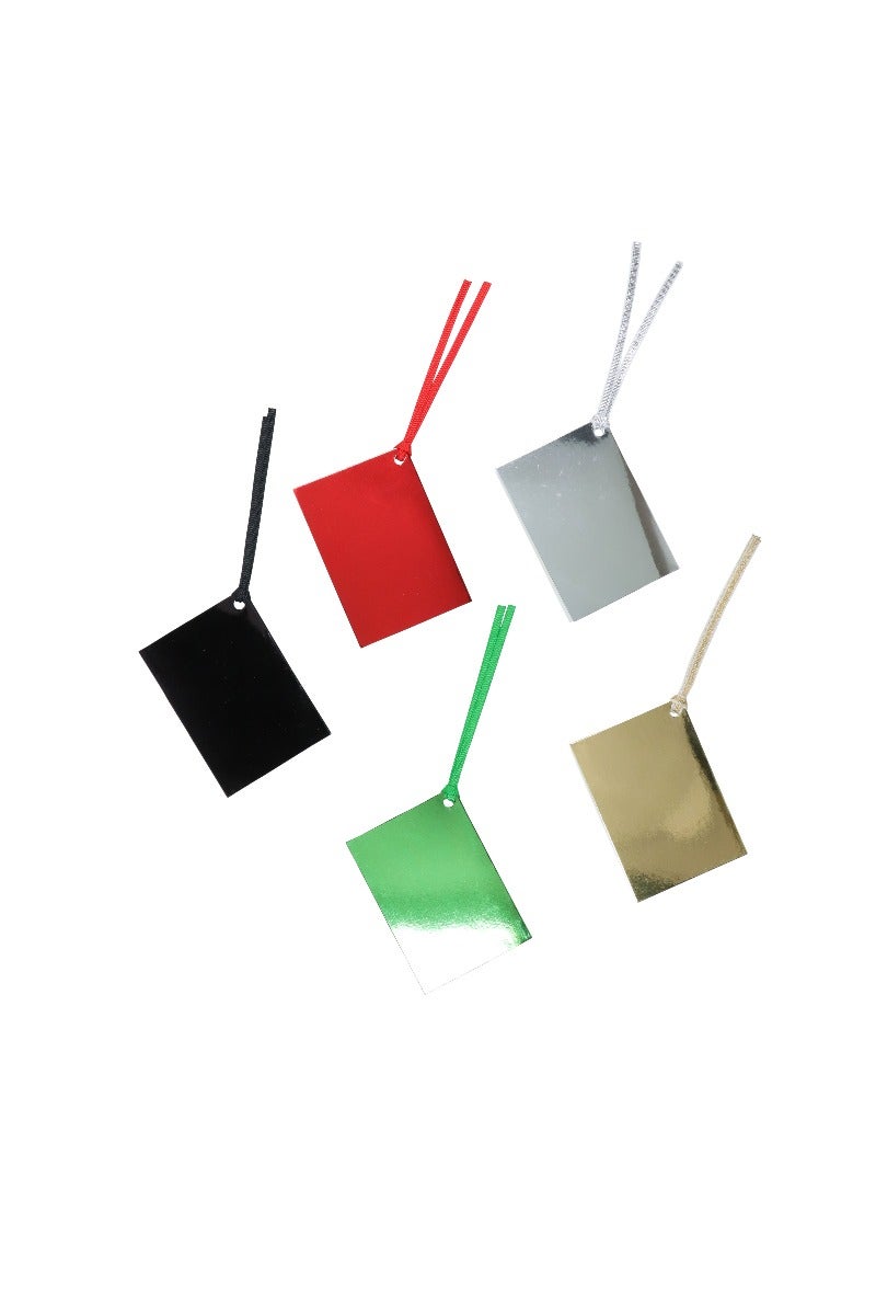 Gavemerkelapp Multi Foil Folded 10pk