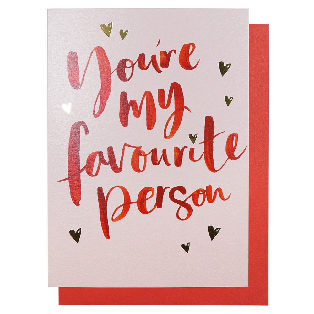 Kort Valentine My Favourite Person