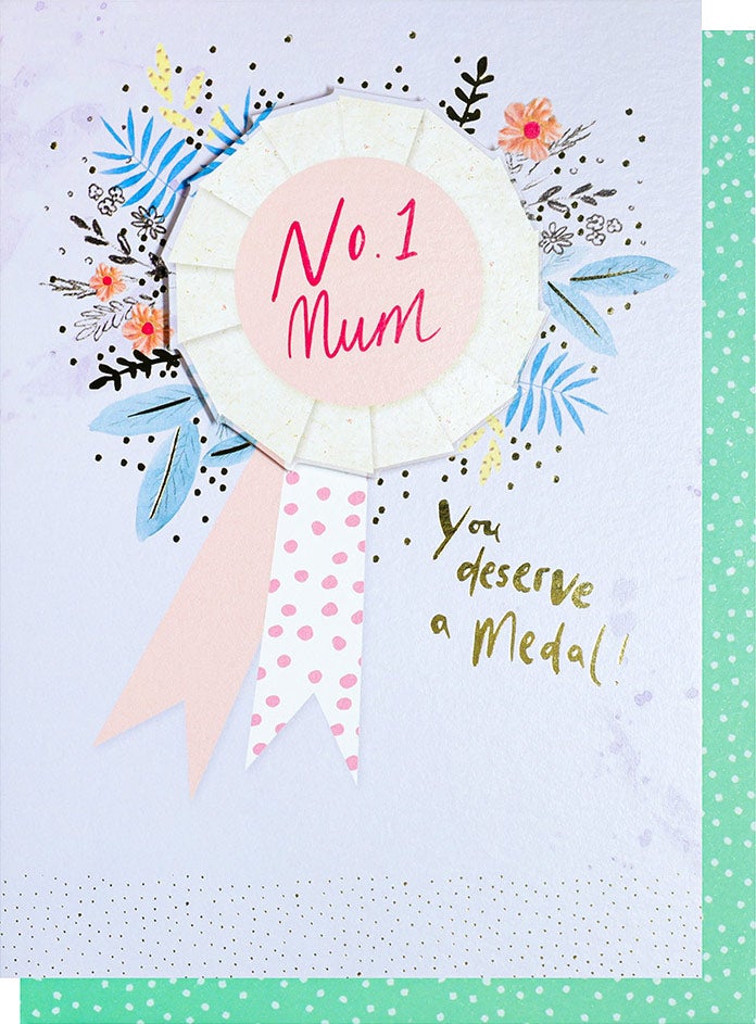 Kort No1 Mum Badge