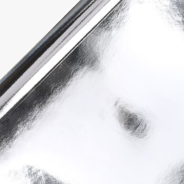 Gavepapir 3m Shiny Silver Kraft