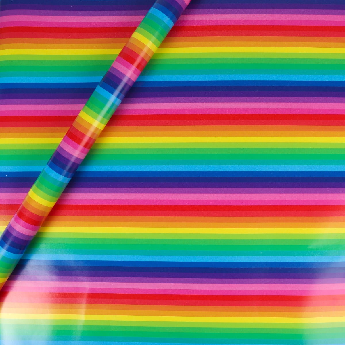 Gavepapir 5m Rainbow Stripe