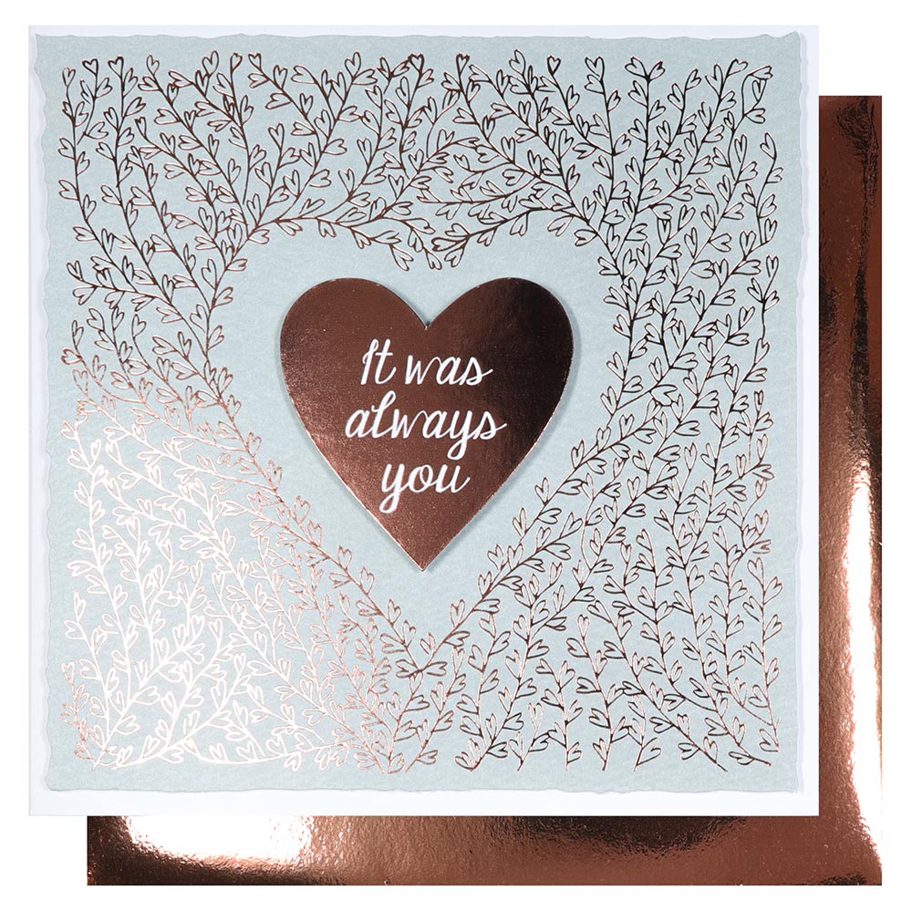 Kort Valentine Always You  Heart