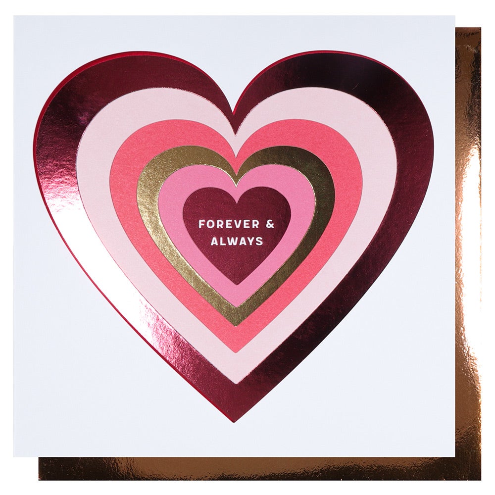Kort Valentine Valentine Forever  Always Heart