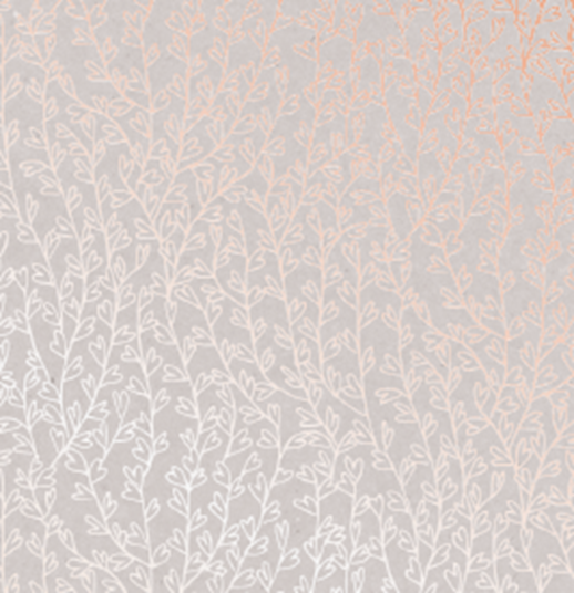 Gavepapir 3m Copper Heart