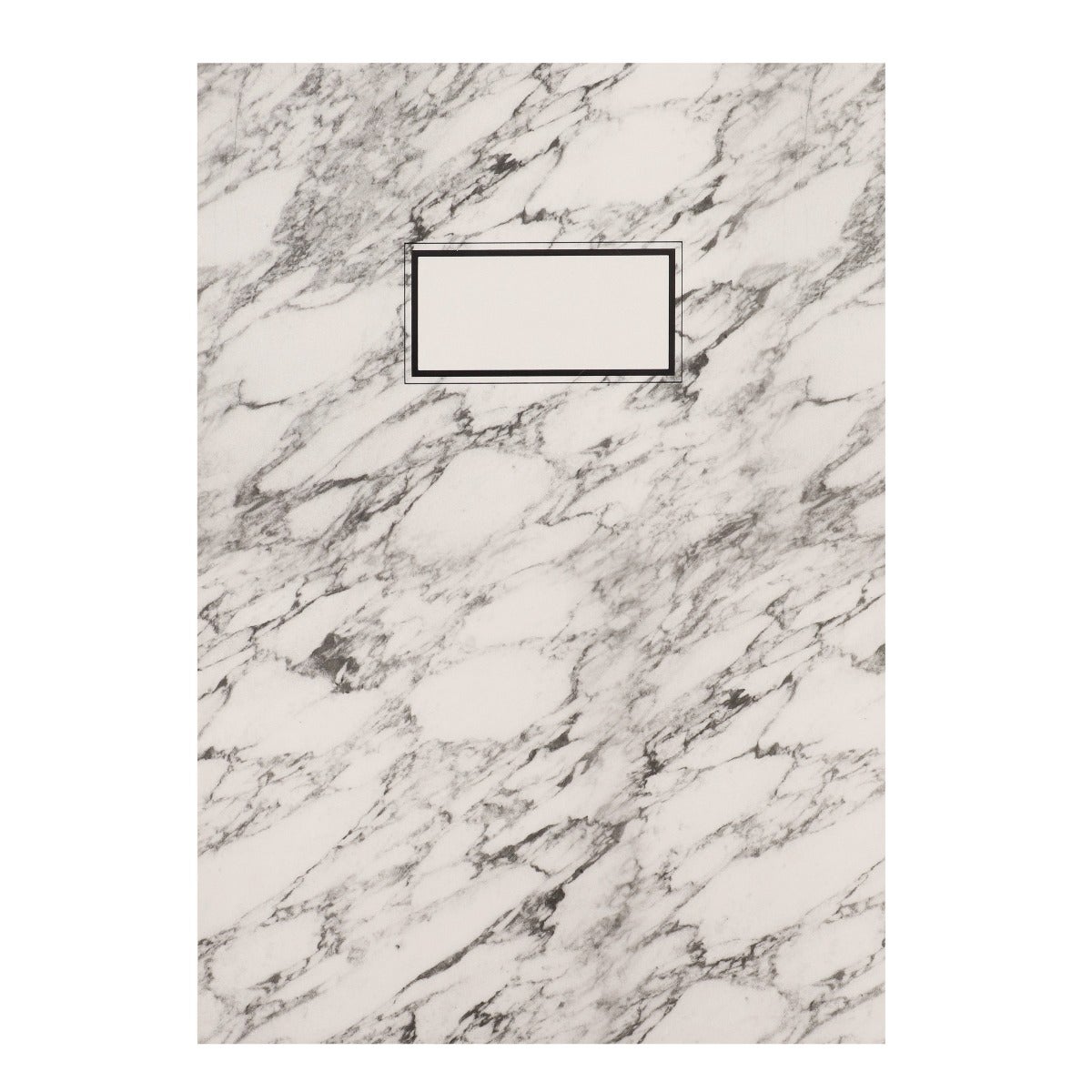 Notatbok A5 Linjert Heftet Grey Marble 352 sider