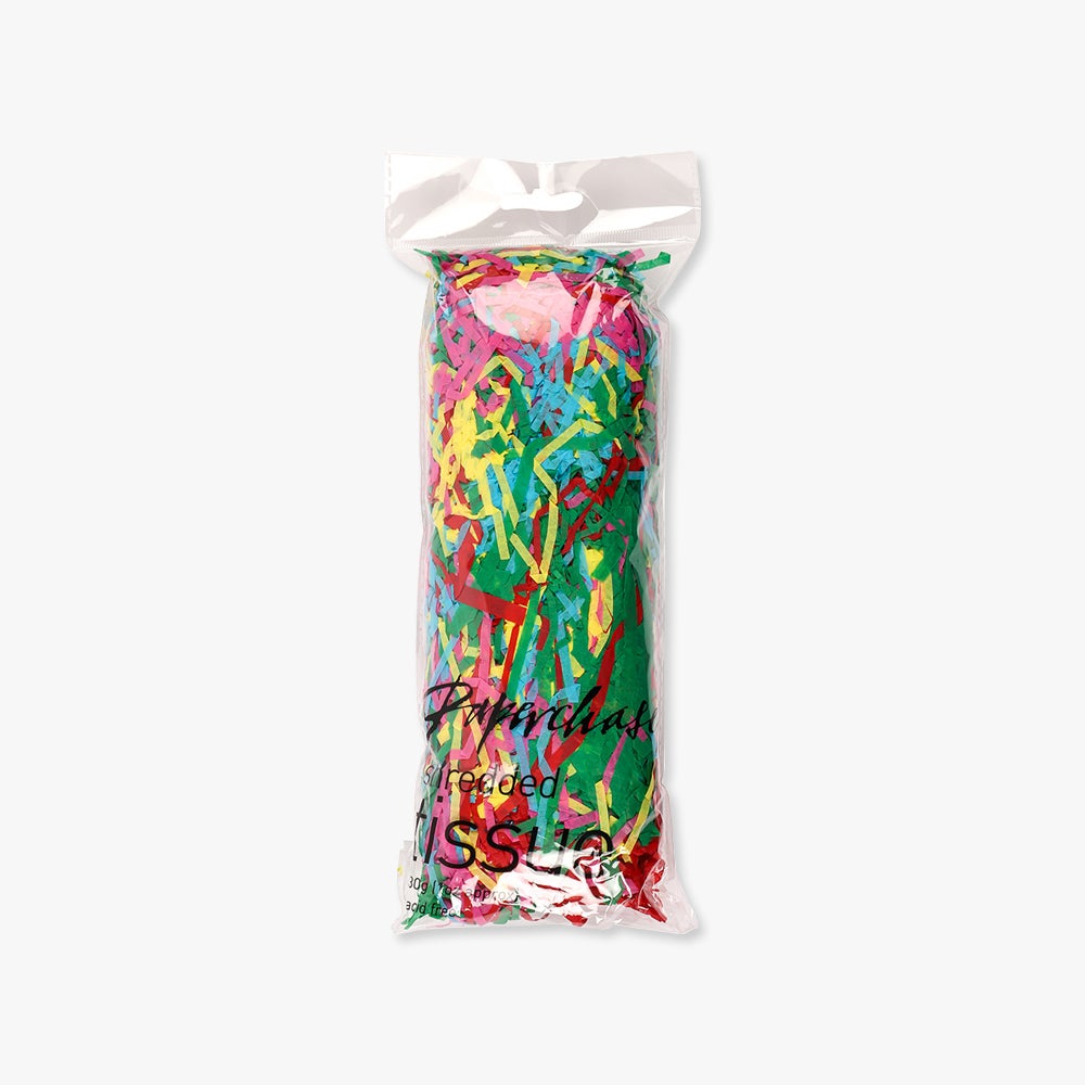 Silkepapir Strimlet Multi Mix