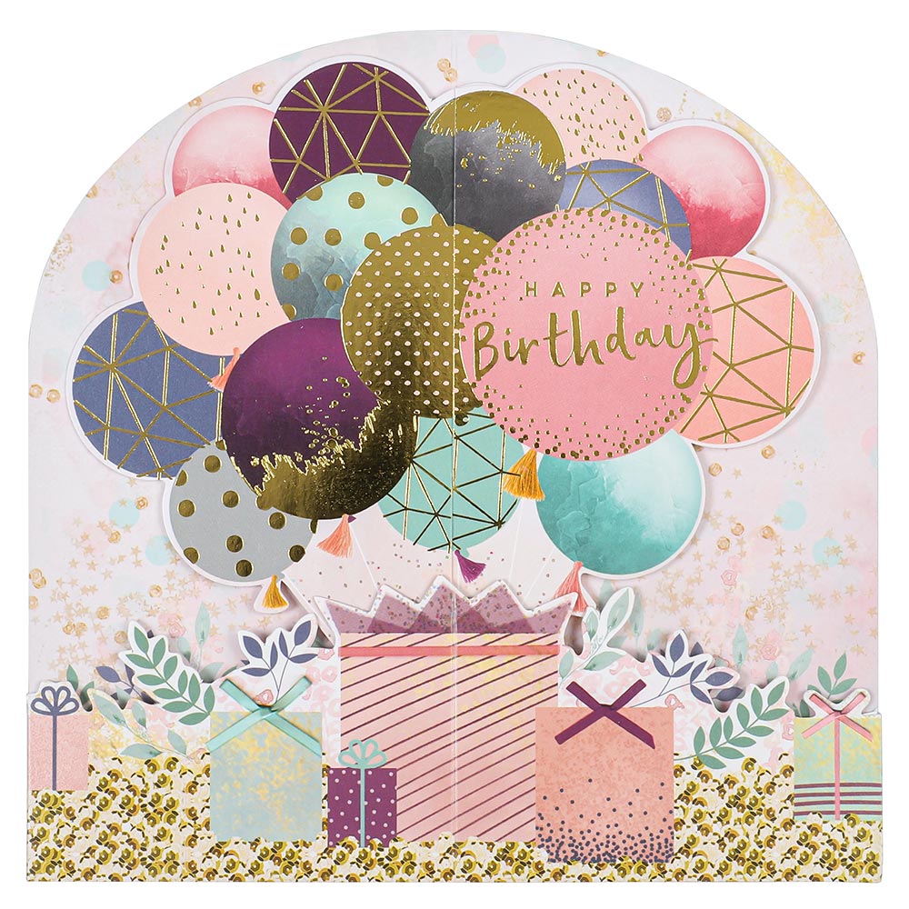 Kort Pop Up Balloons