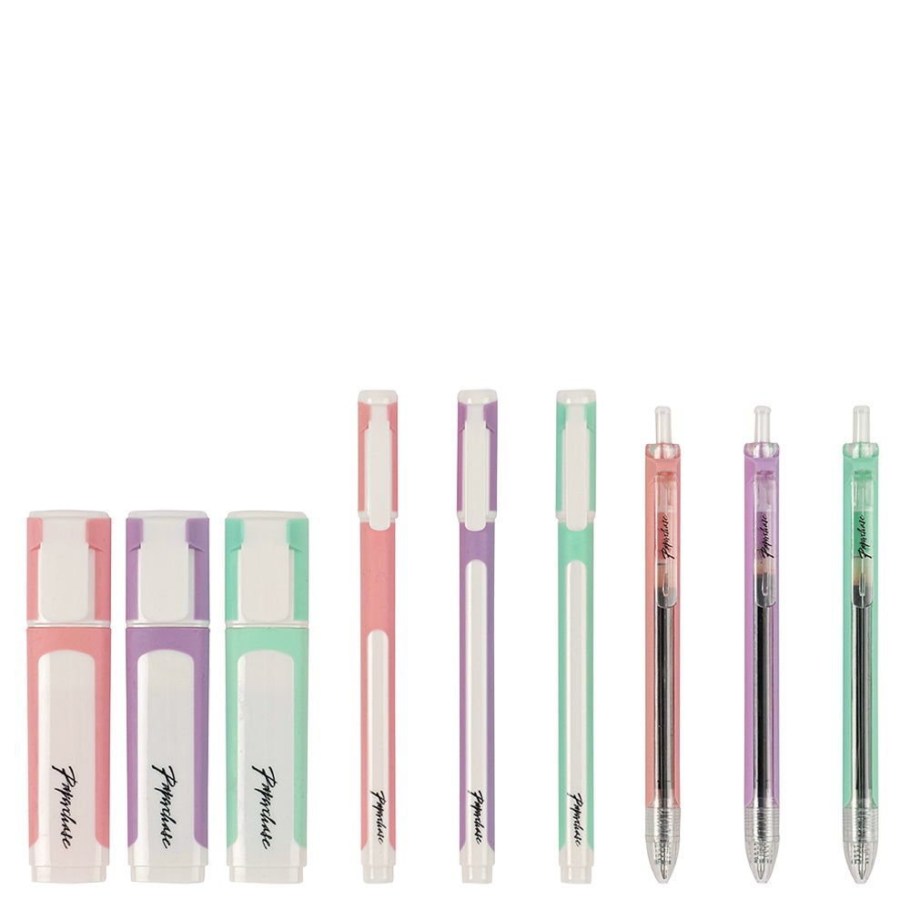 Skrivesett Pastell 9pk