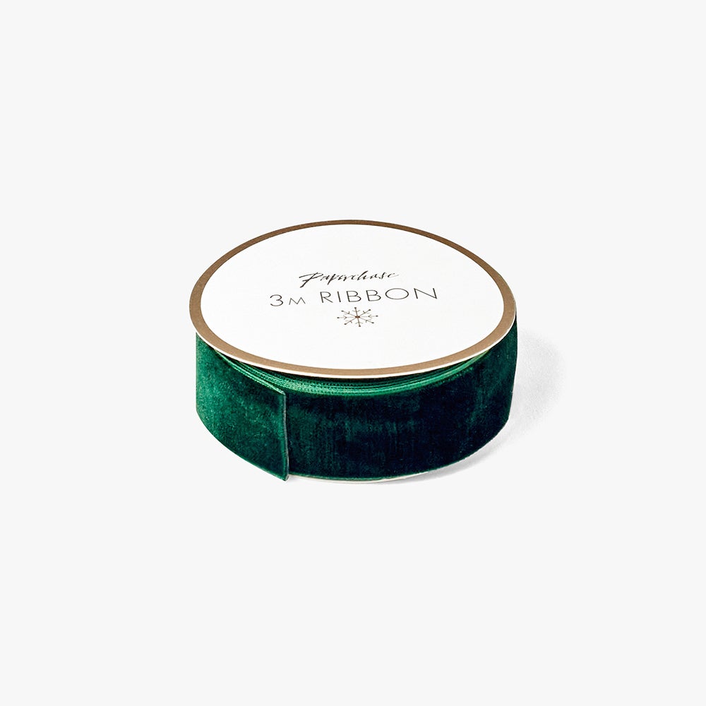 Gavebånd 3m Dark Green Velvet