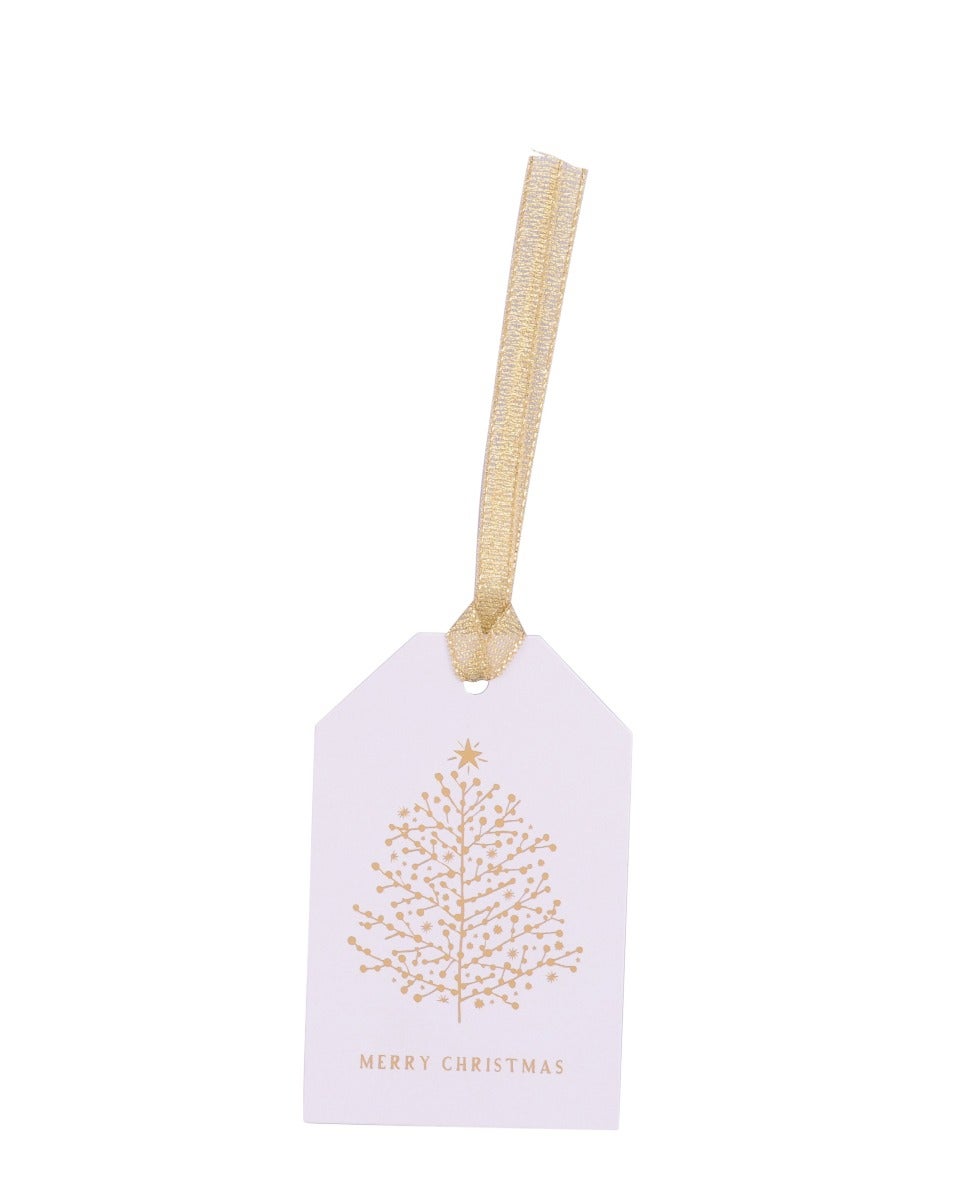 Merkelapper Pearl Gold Trees 5pk