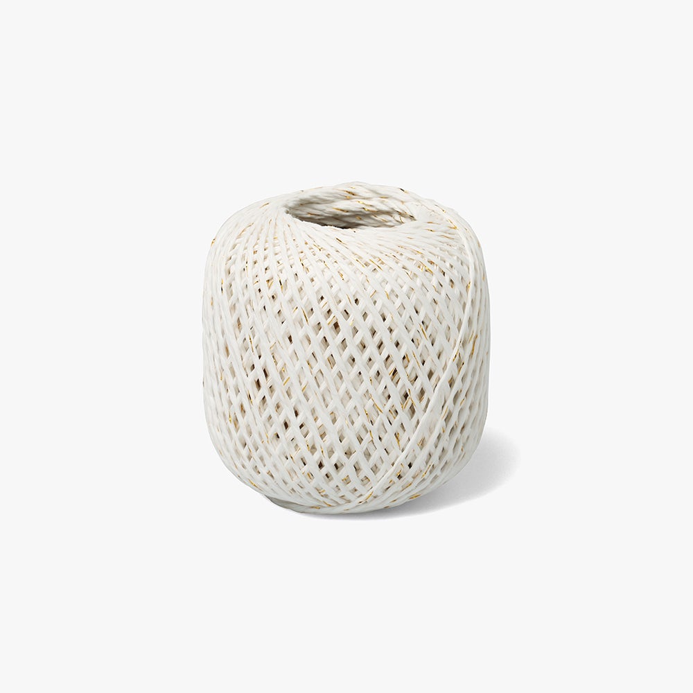 Gavebånd Metallic White Twine 50m
