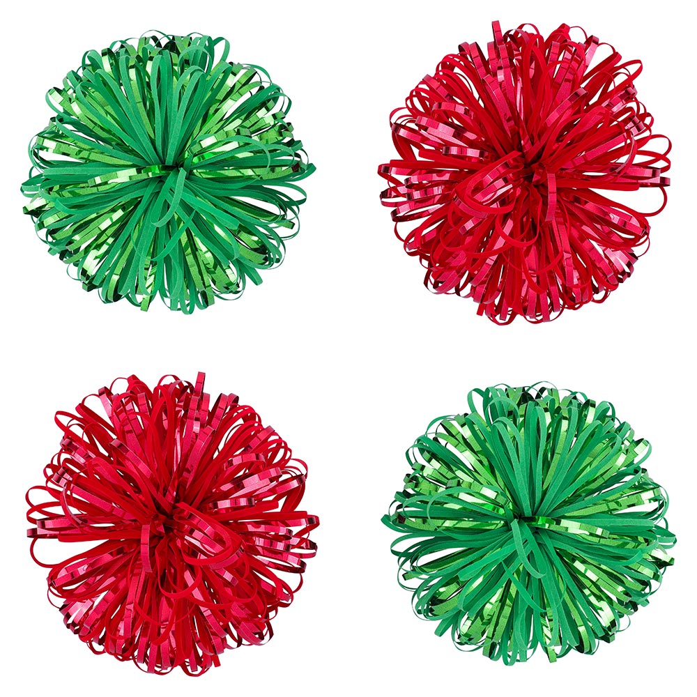 Rosetter Red Grn Velvet Jelly Fish 4 Stk