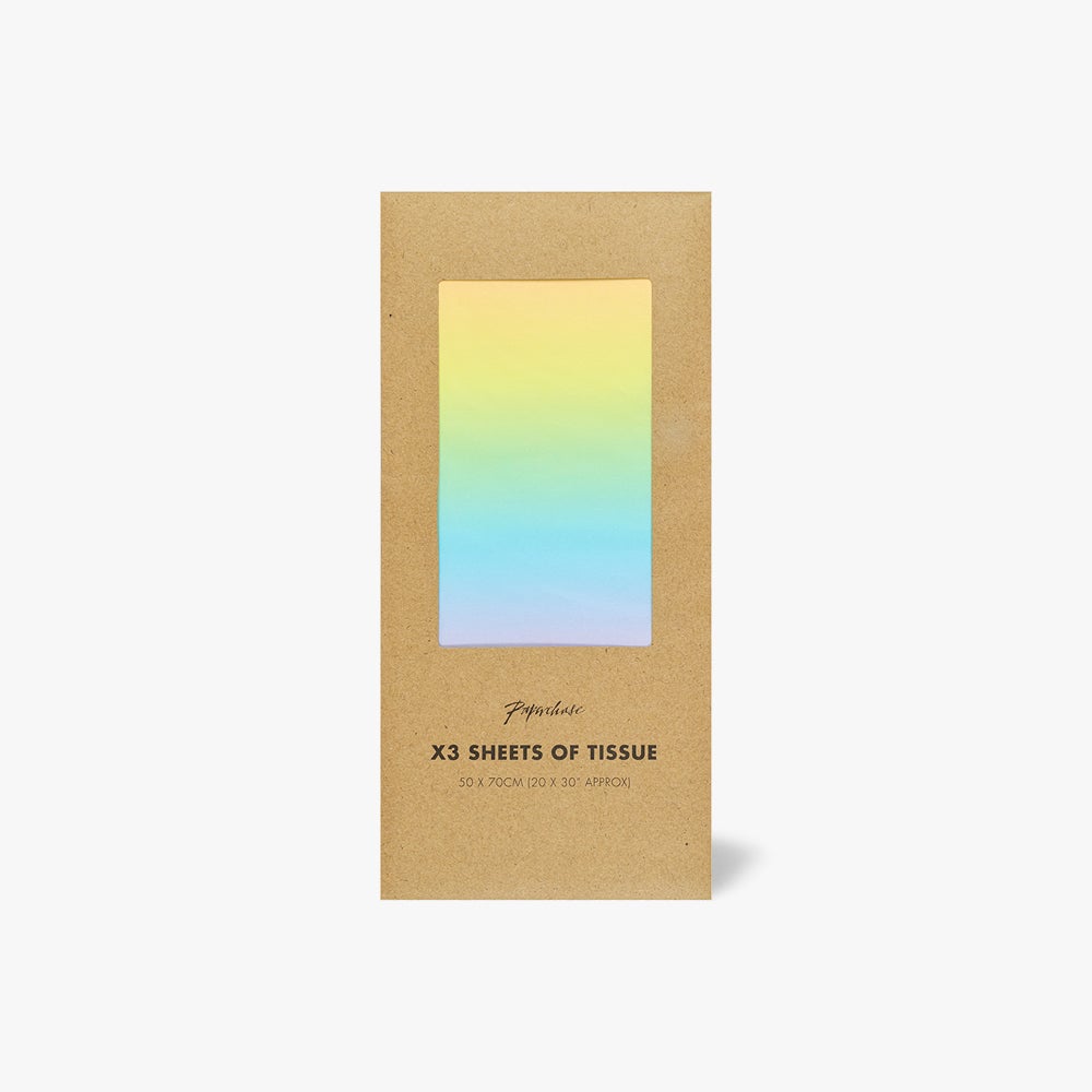 Silkepapir Ombre Pastel 3 Ark