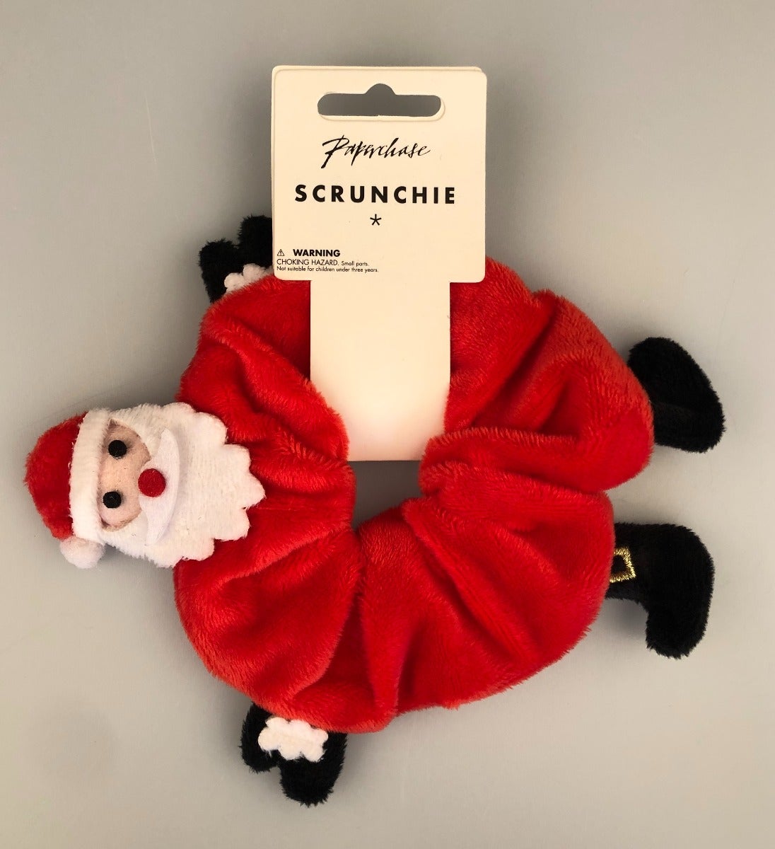 Hårstrikk Santa Scrunchie