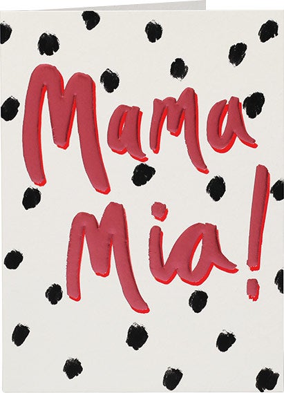 Kort Mama Mia Spots