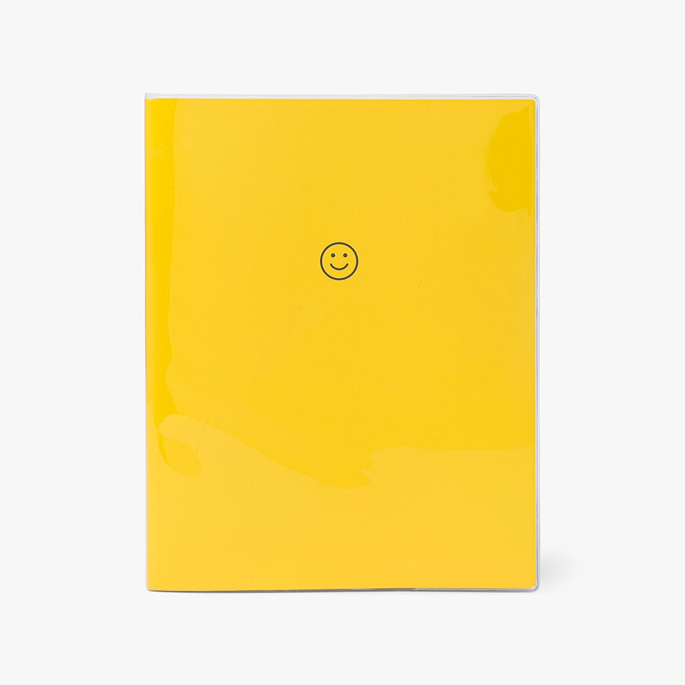 Notatbok 8x10 Smiley Plastic