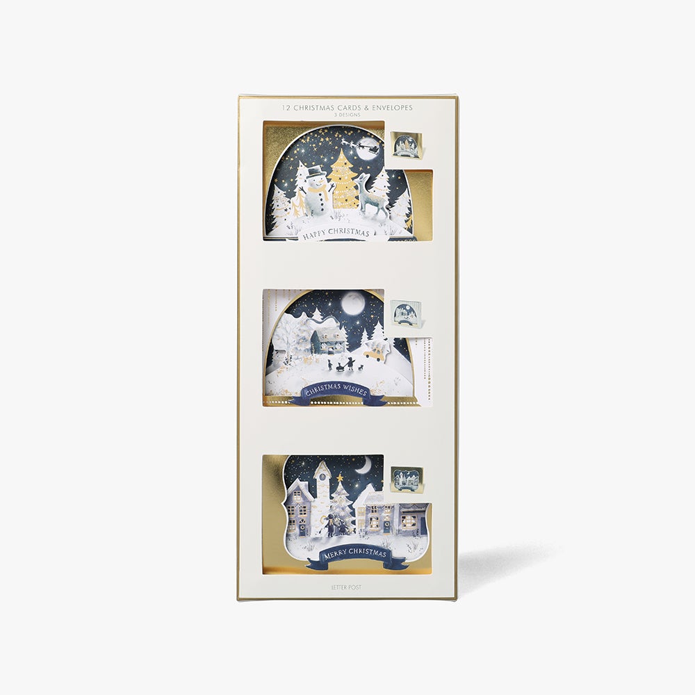 Julekort Theatre Pop Up Box 12pk