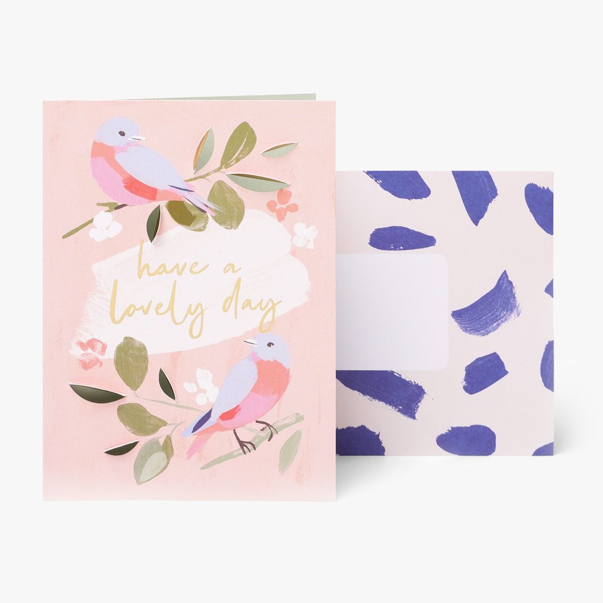 Kort Lovely Day Folds Birds