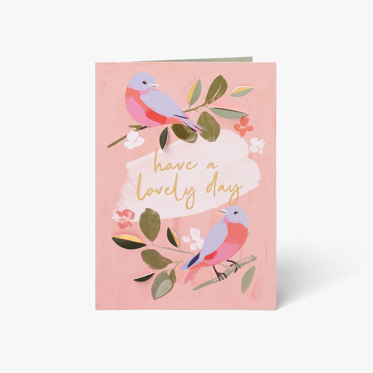 Kort Lovely Day Folds Birds