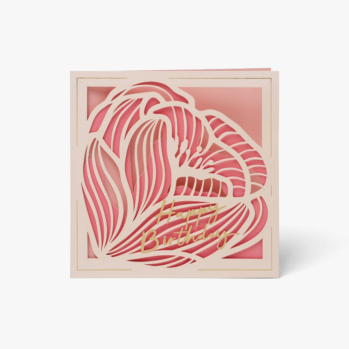 Kort Lasercut Tulip