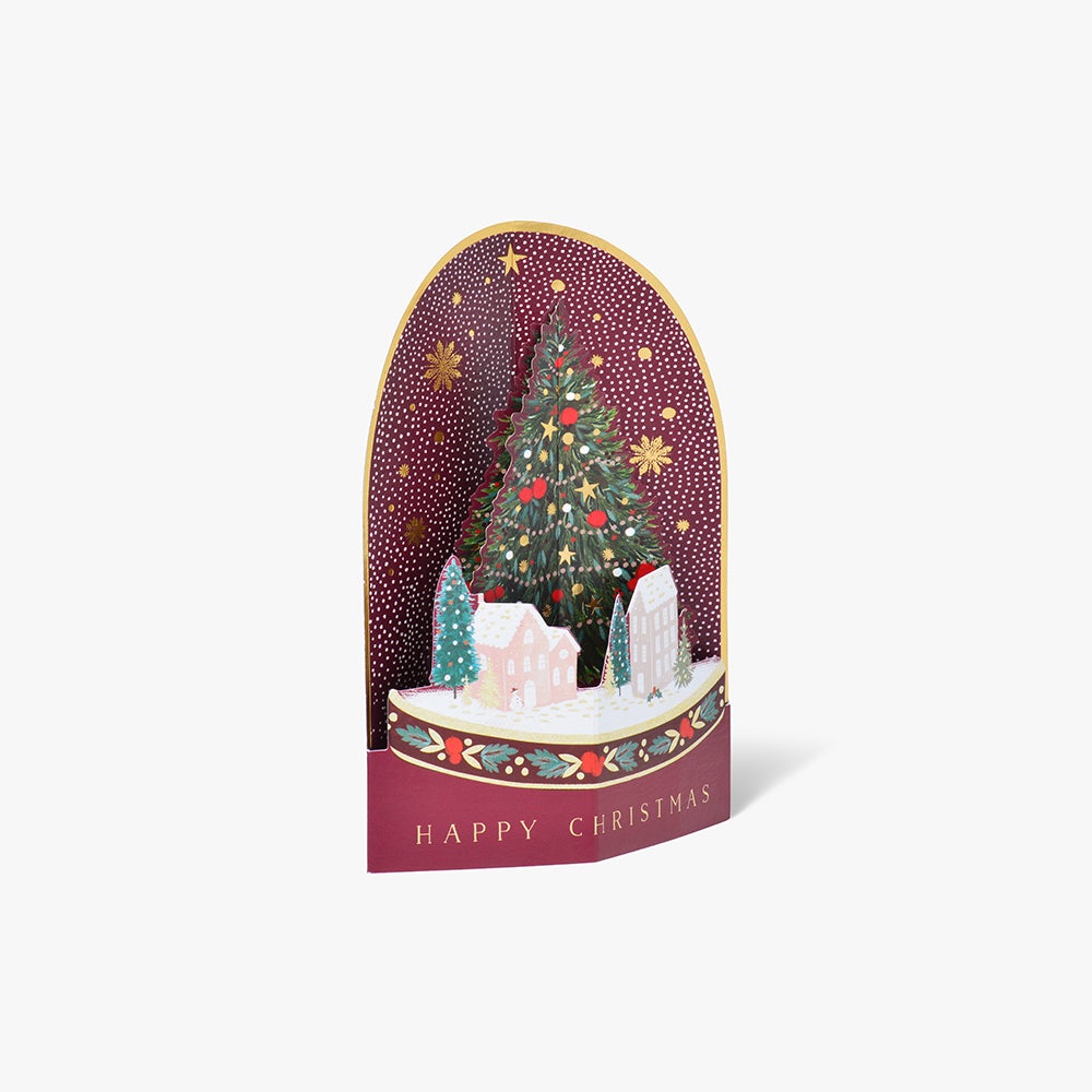 Julekort Pop Up Tree