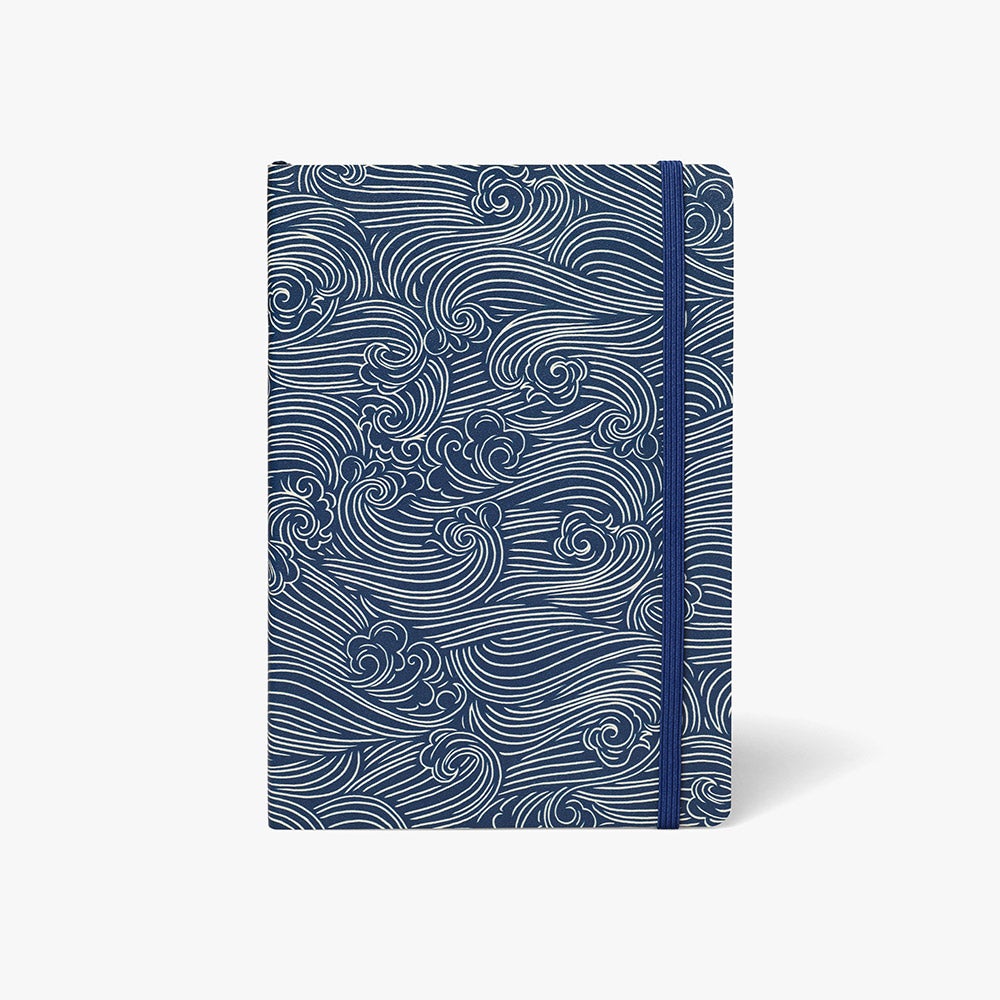 Notatbok Agenzio A5 Sft Wave Navy