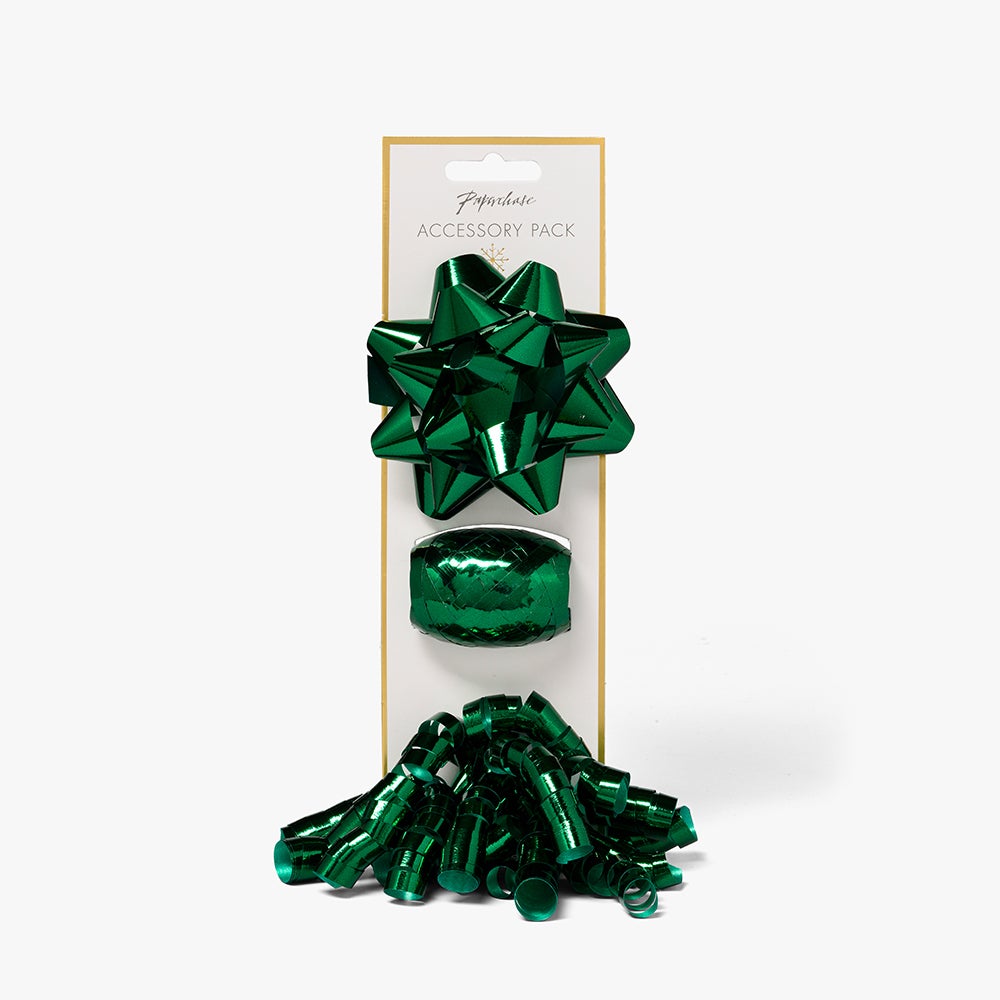 Gavebånd Og Rosetter Green Curly