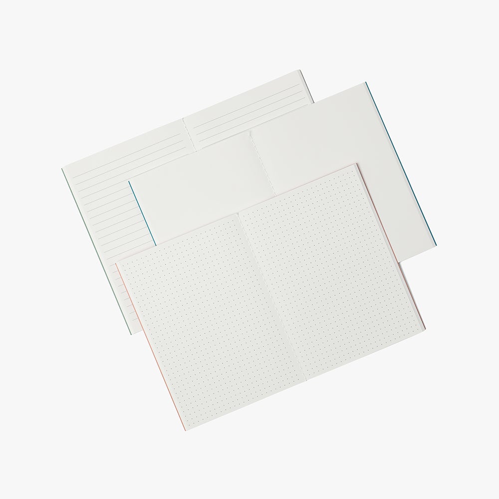 Notatbok Serenity A6 Stitch 3pk