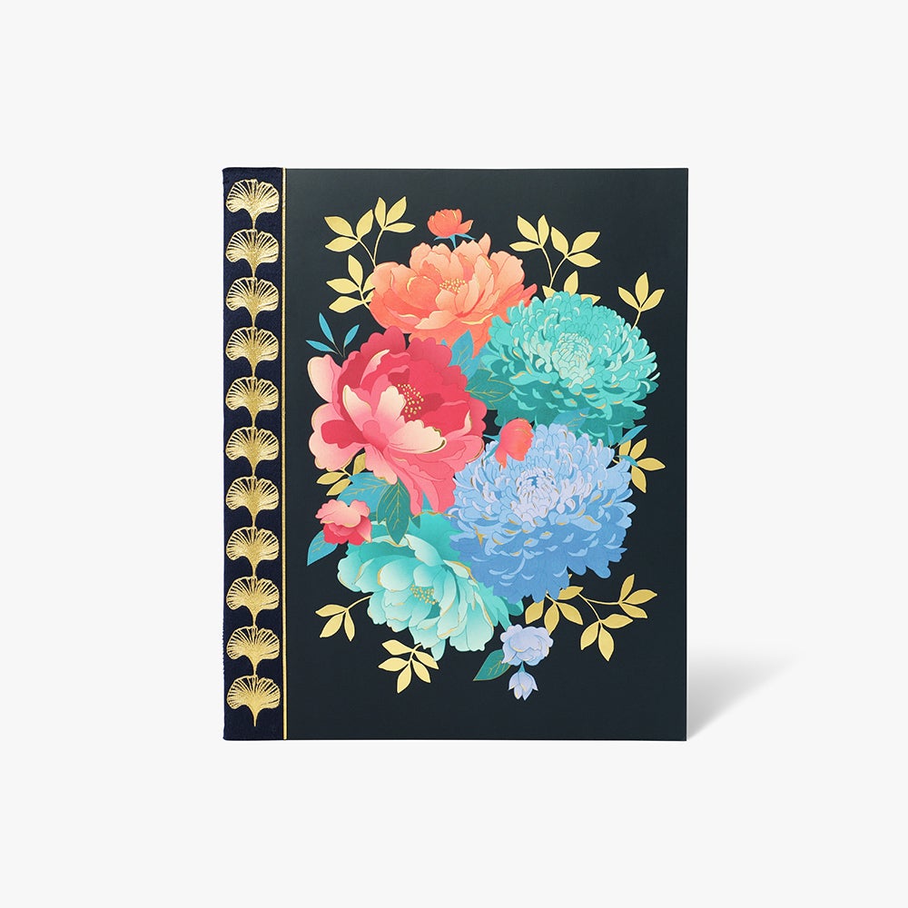 Notatbok Midnight Flora A4 Dot