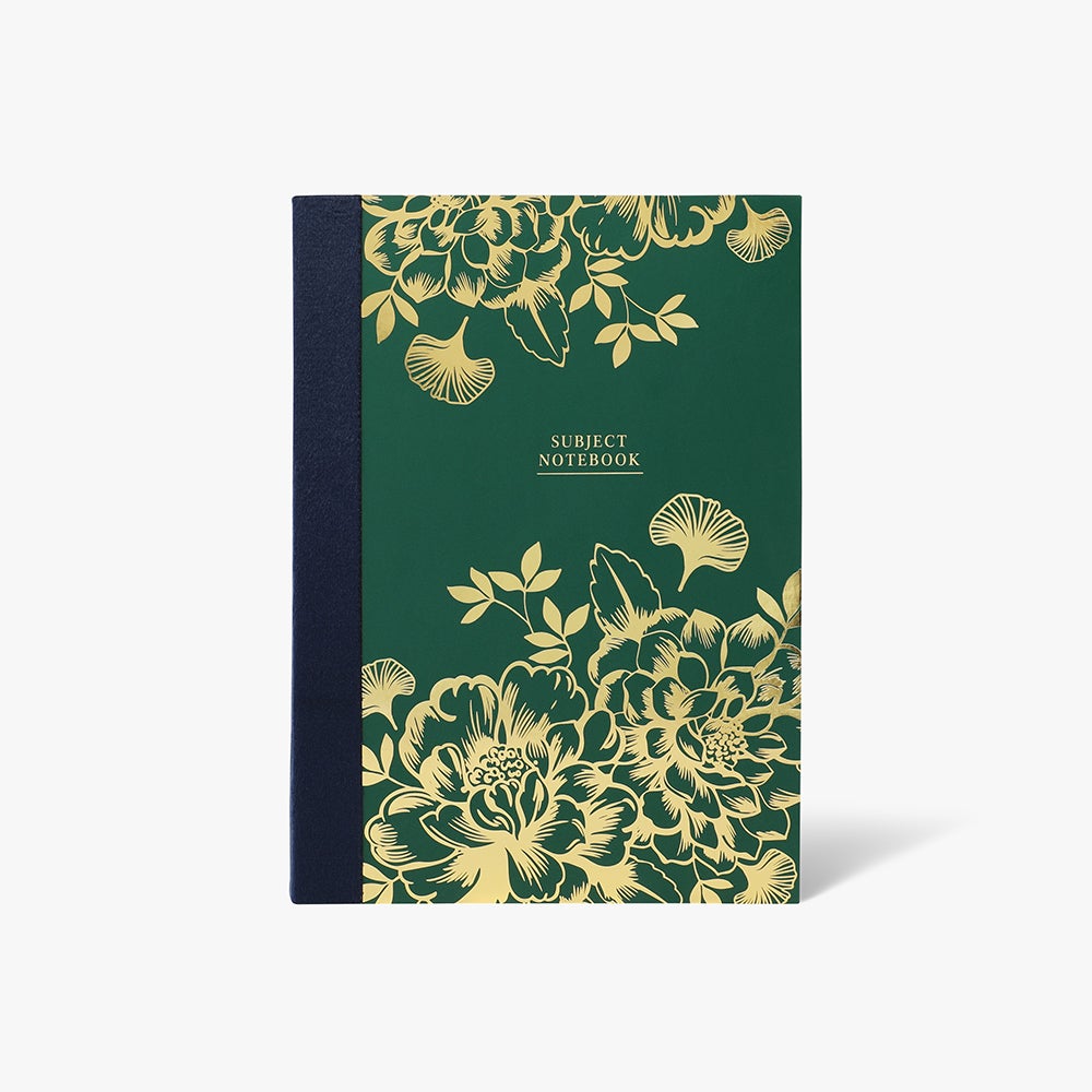 Emnebok Midnight Flora A5