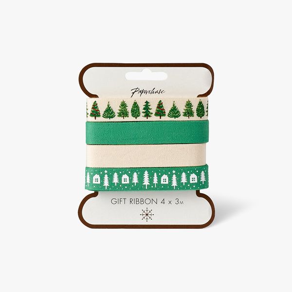 Gavebånd 3m Christmas Eco 4pk