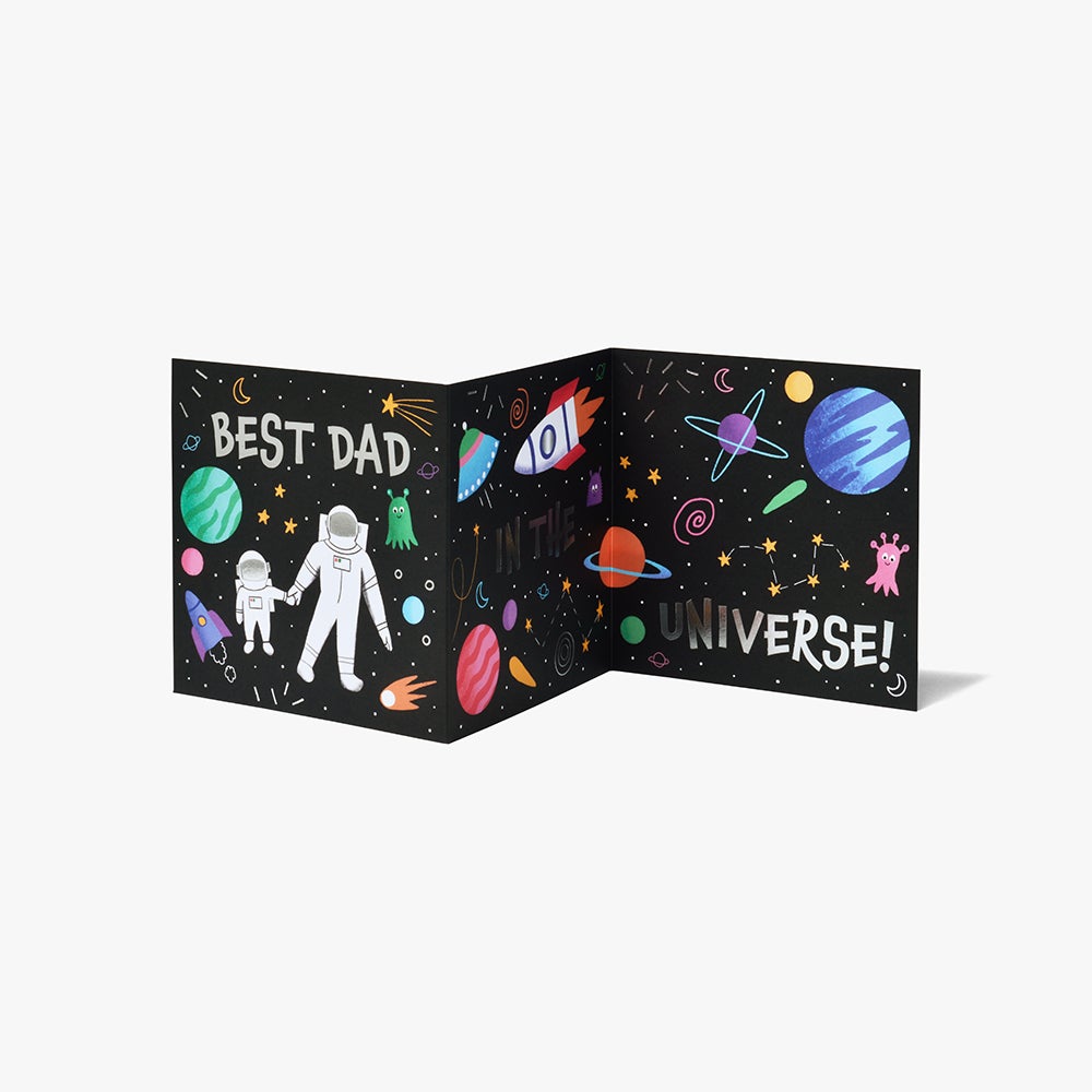 Kort Best Dad in the Universe
