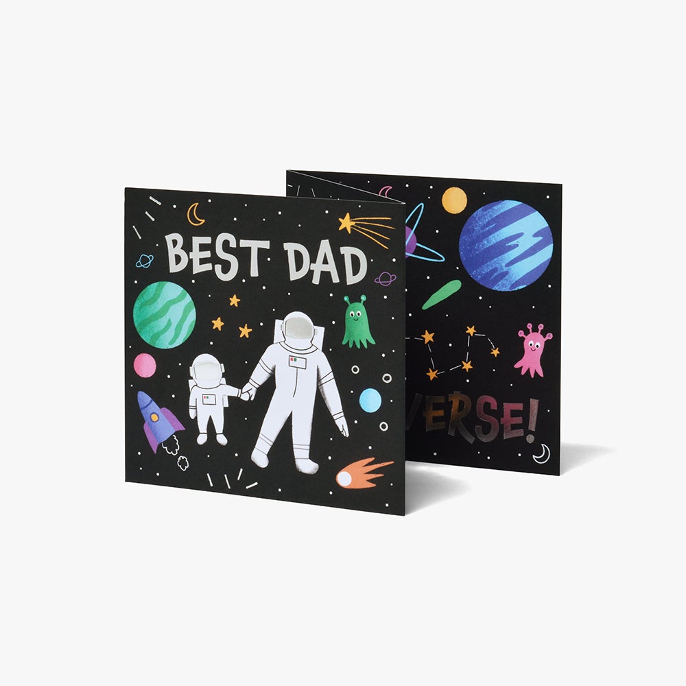 Kort Best Dad in the Universe