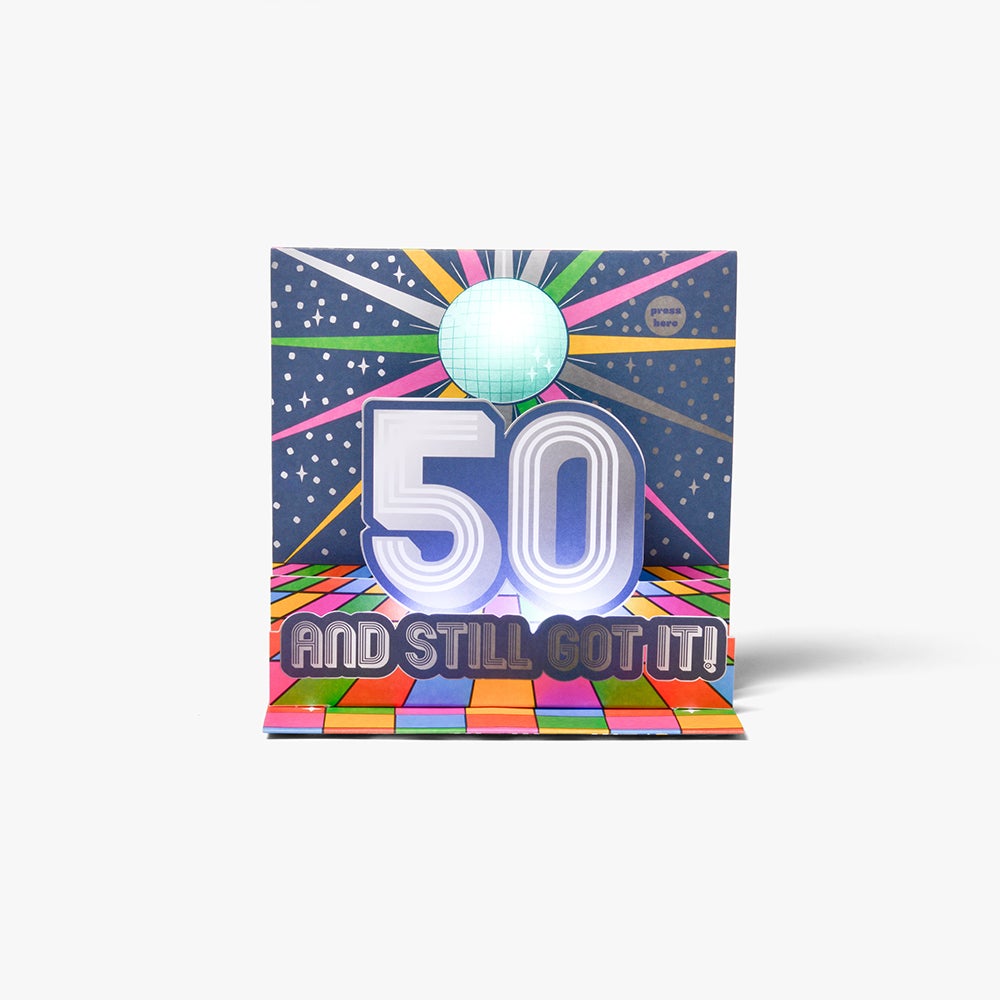 Lydkort 50th Disco Fever