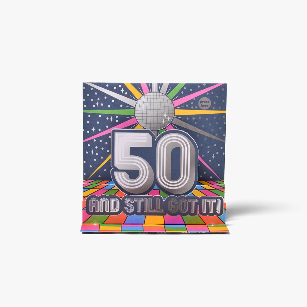 Lydkort 50th Disco Fever