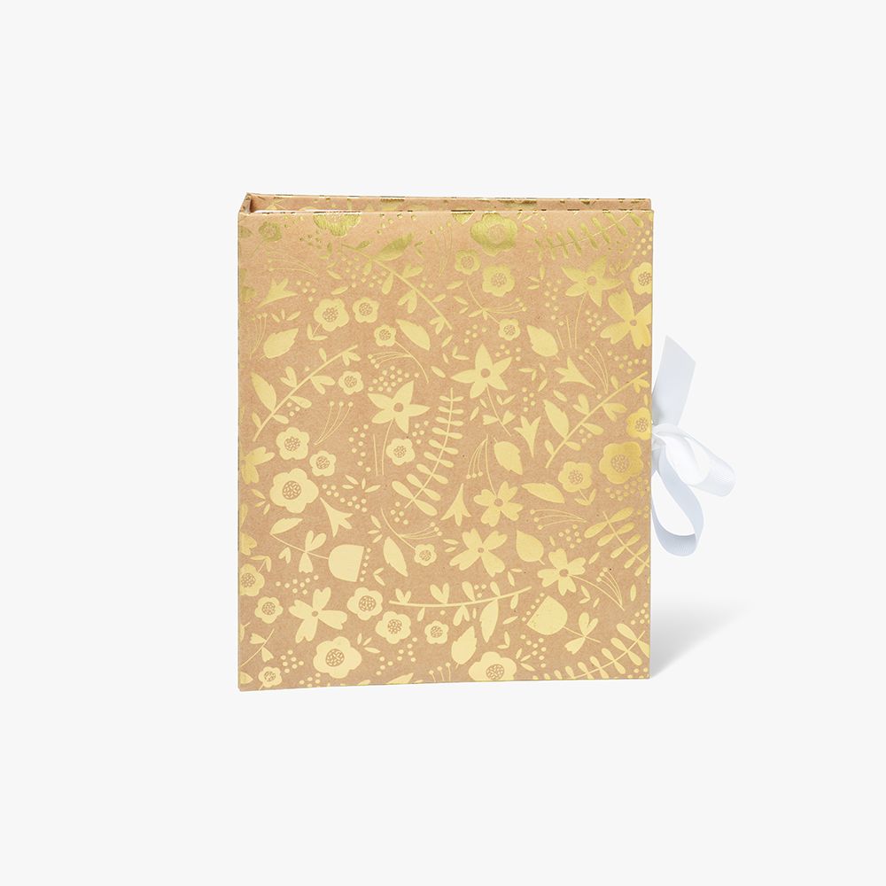 Album Kraft Gold Floral M