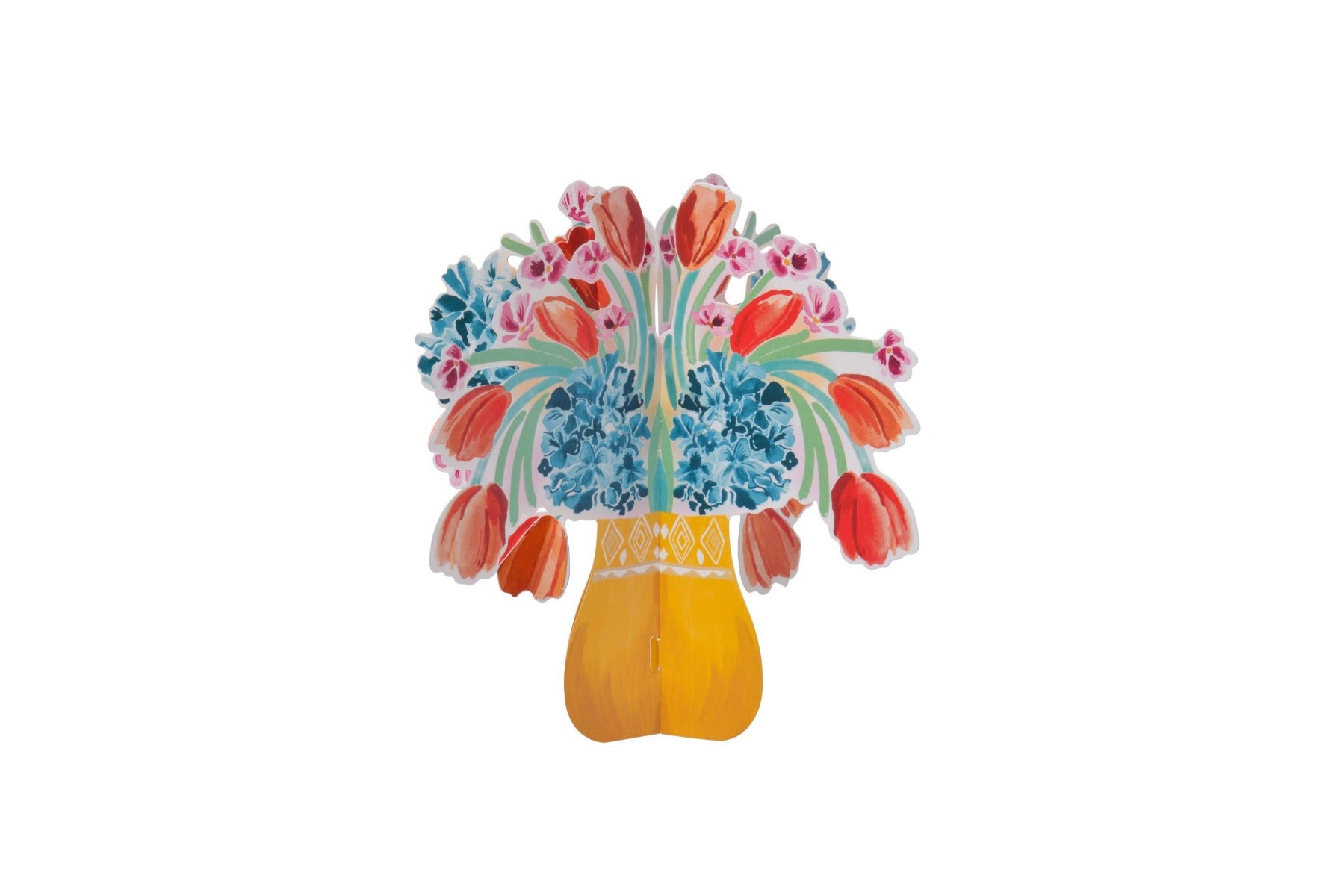Kort Vase Of Tulips