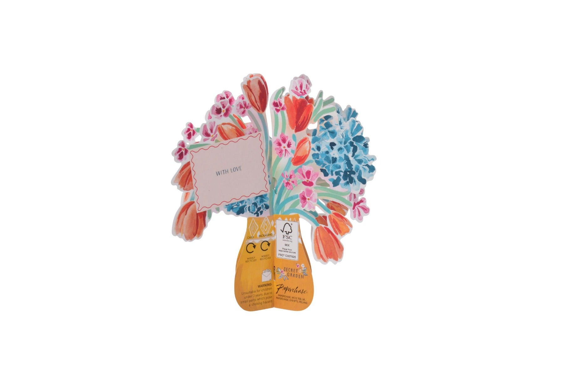 Kort Vase Of Tulips