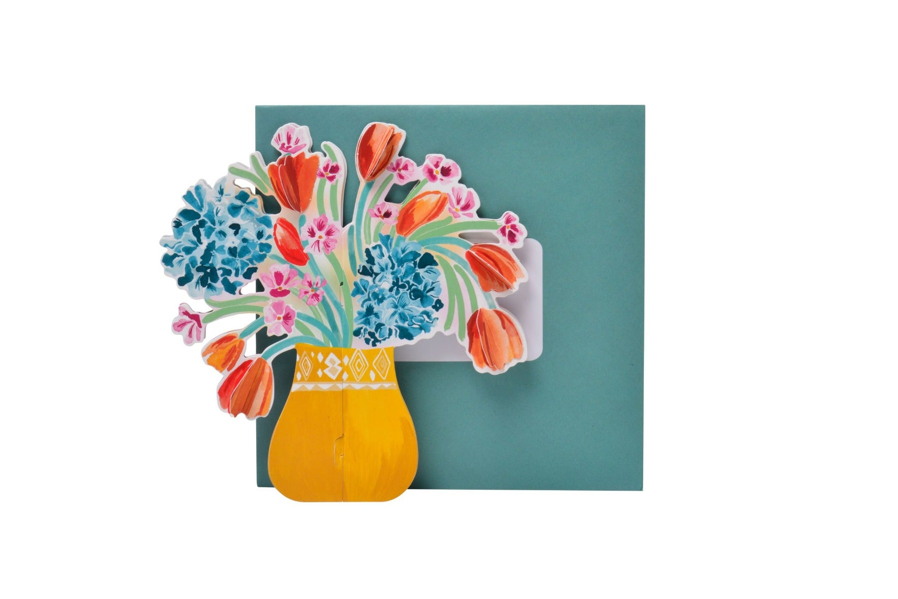 Kort Vase Of Tulips
