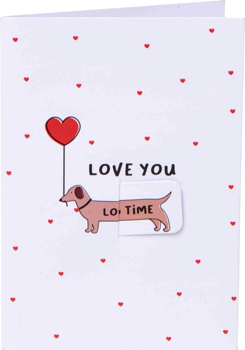 Kort Love You long time Dog