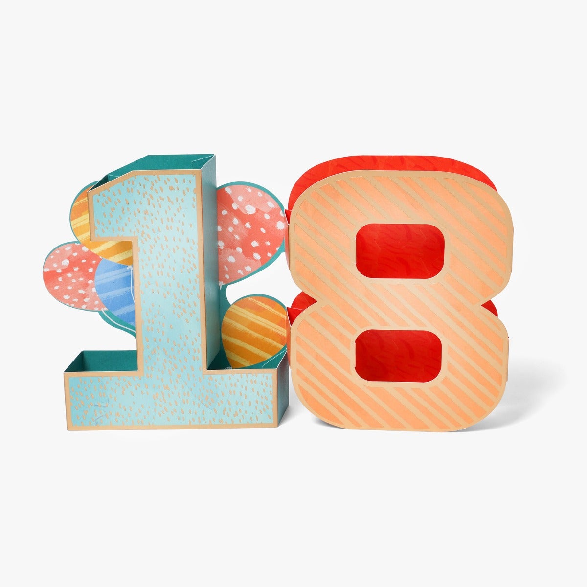 Kort Pop Up 18th Block Numbers