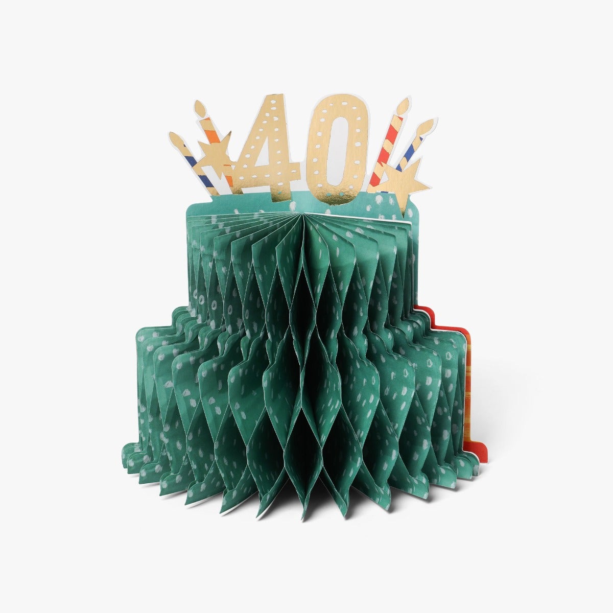 Kort Pop Up 40th Cake