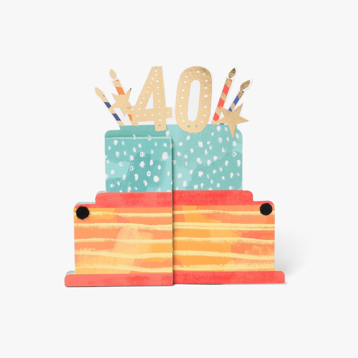 Kort Pop Up 40th Cake