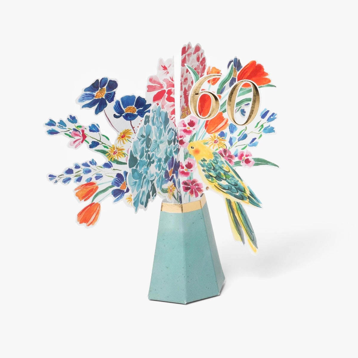 Kort Pop Up 60th Vase